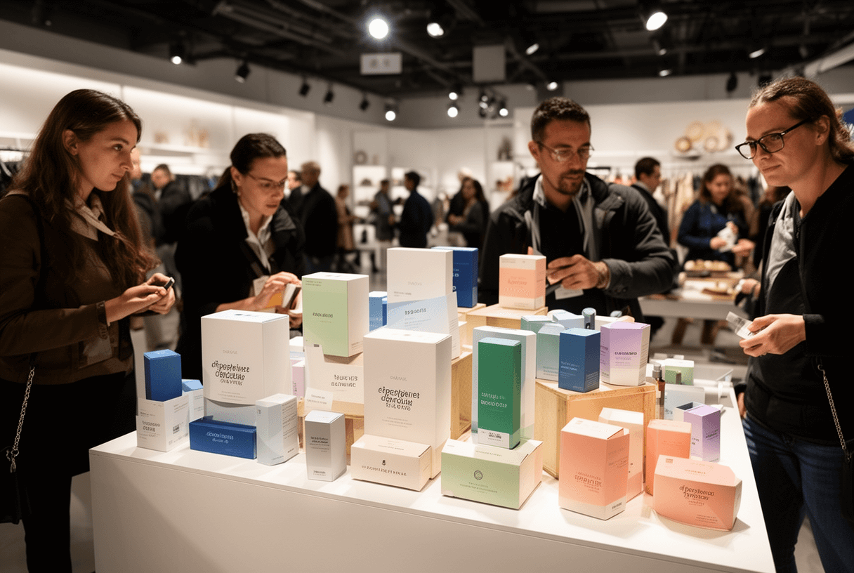 Boîtes de packaging personnalisées en boutique